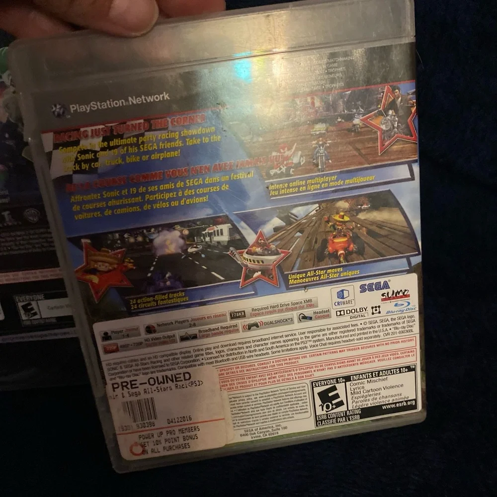 Sony PS3 LEGO Batman 2 Cover with Black and Blue Artwork